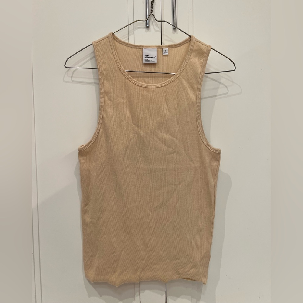 TNA HomeStretch Beige Tank Top